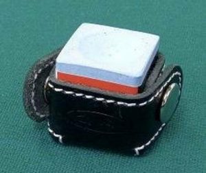 KAMUI genuine leather chalk holder BLACK
