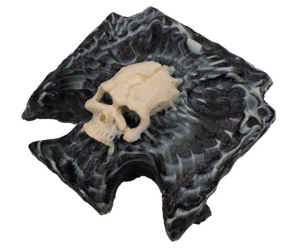Skull 2 cue holder ... sit on table edge to keep cues safe from falls