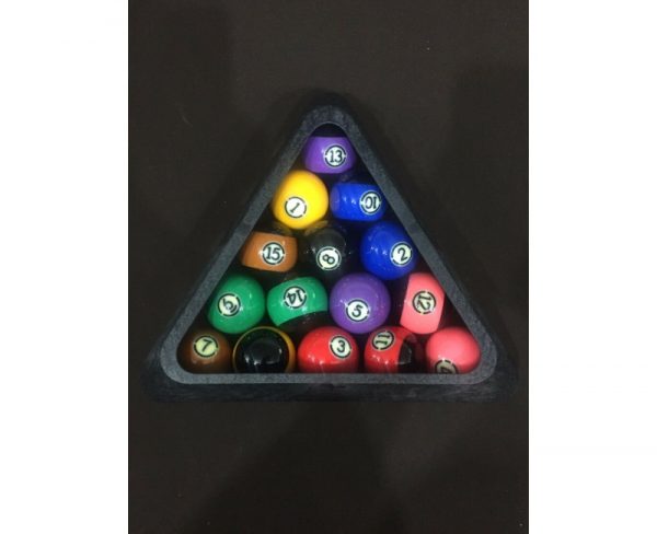 Universal triangle rack for ALL cue sports sized balls...uk pool. snooker and American pool. Super heavy duty TIGHT RACK - Image 3