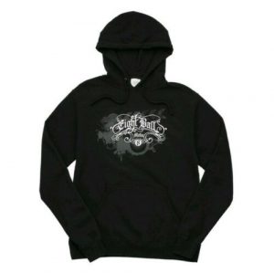 EIGHT BALL MAFIA size LARGE black hoodie 8 BALL