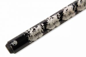 SILVER LAVA METALLIC SPECS 2 piece centre jointed ash cue