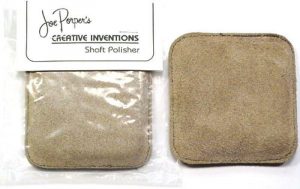 Joe Porper suede cue shaft double sided polishing pad