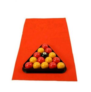 HAINSWORTH pool table racking cloth RED