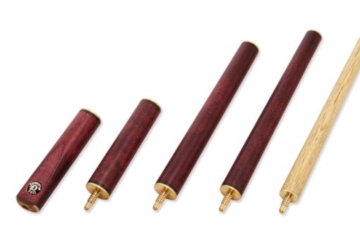 thumbnail image 2 of SGL Burgundy Combi Adjustable 5pc Ash Pool Snooker Cue – 10mm Tip, 2-Piece 2 of 2