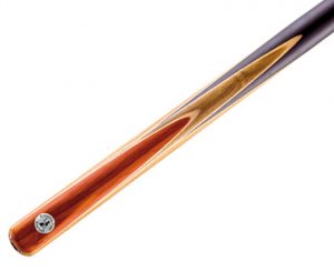 Britannia Invincible 3/4 jointed ash cue complete with mini butt