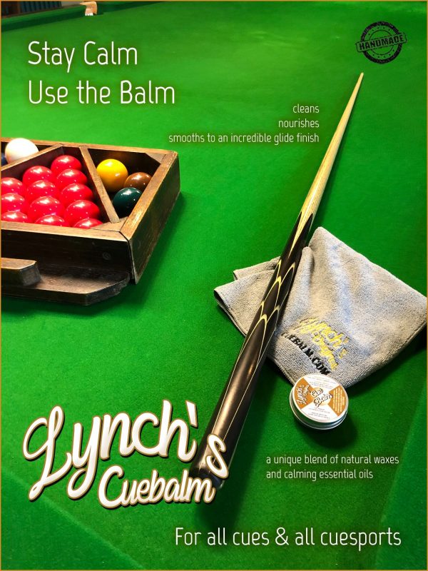 Lynch's original cue balm for ash, maple and all wooden cue shafts. Complete set with LUXURY CUE TOWEL - Image 4