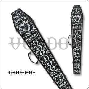 VOODOO COFFIN CUE CASE FOR 2 PIECE CENTRE JOINTED CUE