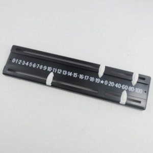 Black plastic economy snooker scoreboard