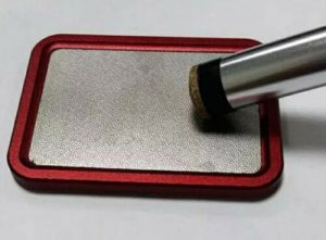 Heavy quality metal tip scuffer and shaper tool  RED