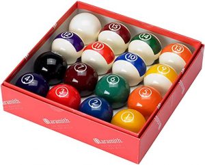 ARAMITH Continental pool ball set 2 1/4" American