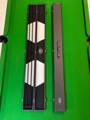 Baize Master 3/4 reinforced ends wide case for 2 x 3/4 cues or 1 x 3/4 cue and extensions