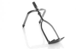 BLACK CHROME extended spider rest head without toes