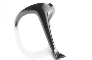 BLACK CHROME span swan neck rest head without toes
