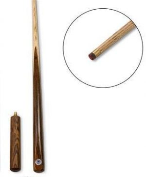Pro 147 LUX quality ash 1 piece cue for pool or snooker complete with matching mini butt