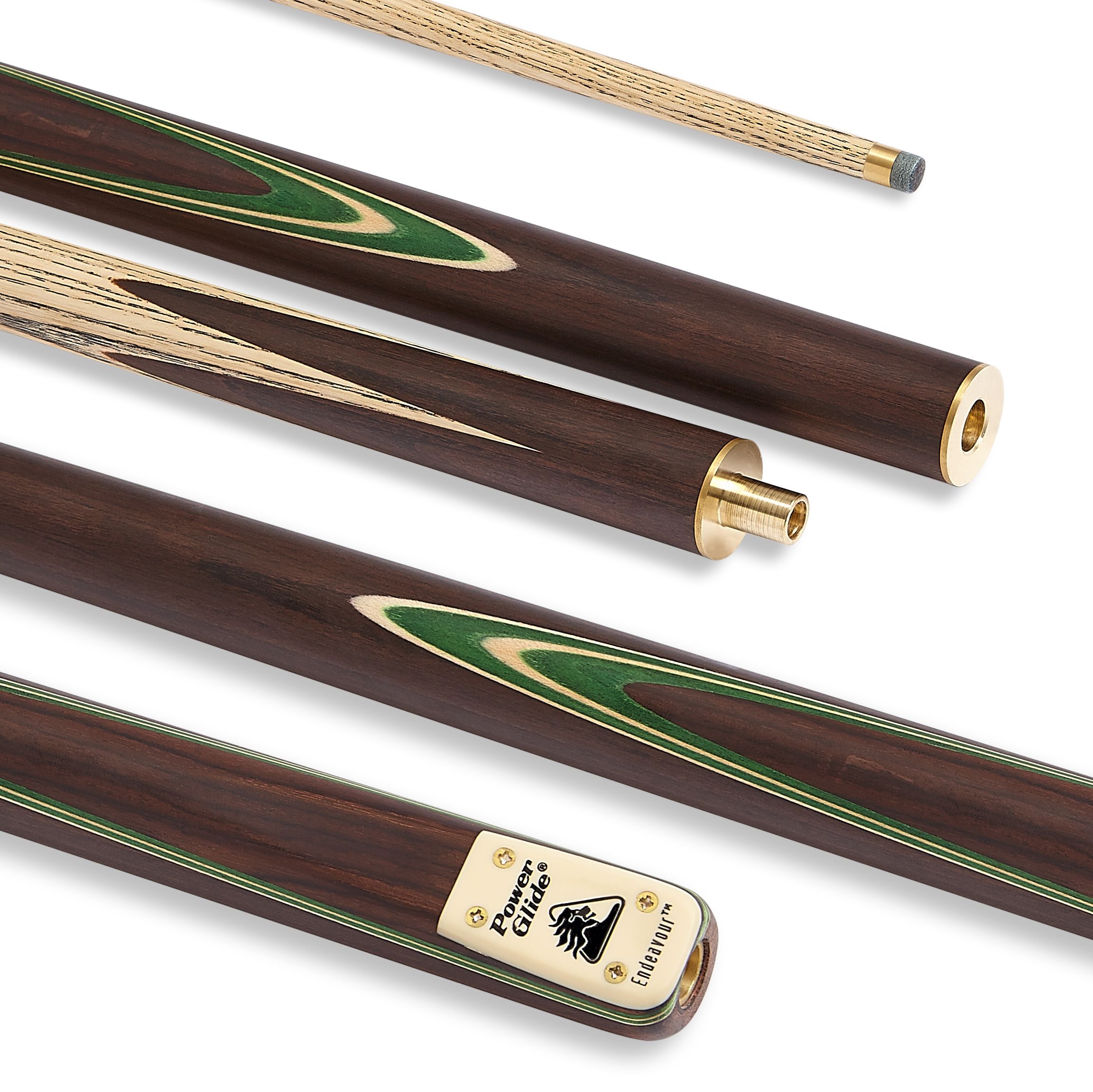 thumbnail interactive-video image 1 of PowerGlide Executive 3/4 Jointed Tournament Snooker Cue – Various Weights Available 1 of 5