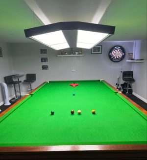 Professional table lighting for Snooker table or 9 ball American pool table