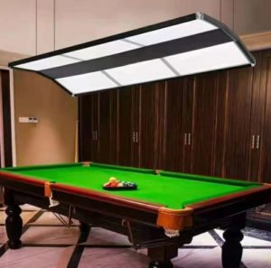 Professional tournament LED light for English 8 ball and American 9 ball pool tables or smaller snooker tables up to 9ft