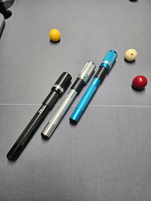 Baize Master extension for 9 ball cues with larger diameter butt than standard UK pool and snooker cues BLACK