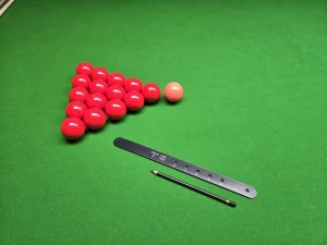 Pool or snooker table marking set with BLACK PENCIL