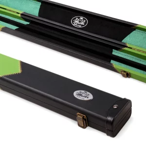 Baize Master Deluxe arrows case for TWO x 1 piece cues GREEN ARROWS