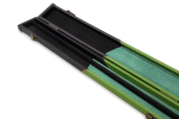 Baize Master Deluxe arrows case for TWO x 1 piece cues GREEN ARROWS - Image 5