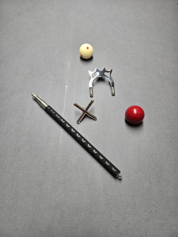 Modern extending telescopic rest with chrome cross head rest and spider bridge head - Image 3