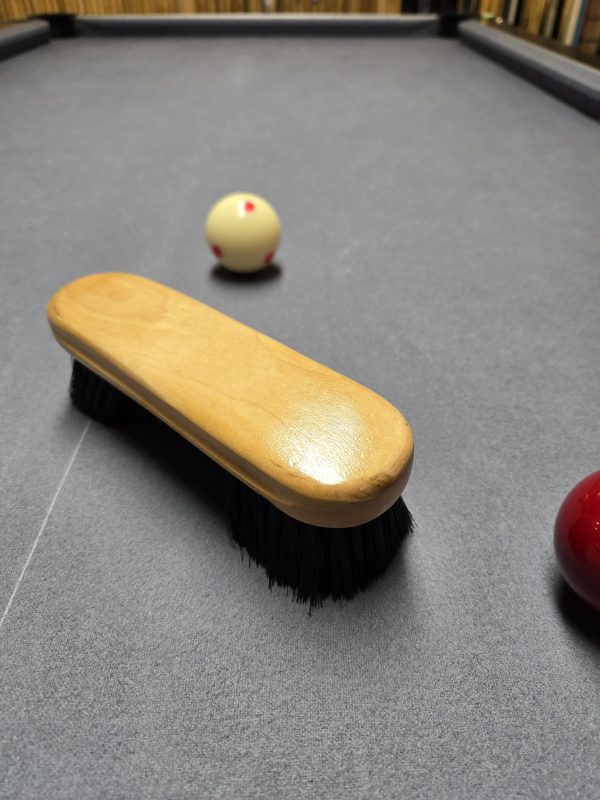7" natural wood nylon table brush - Image 3