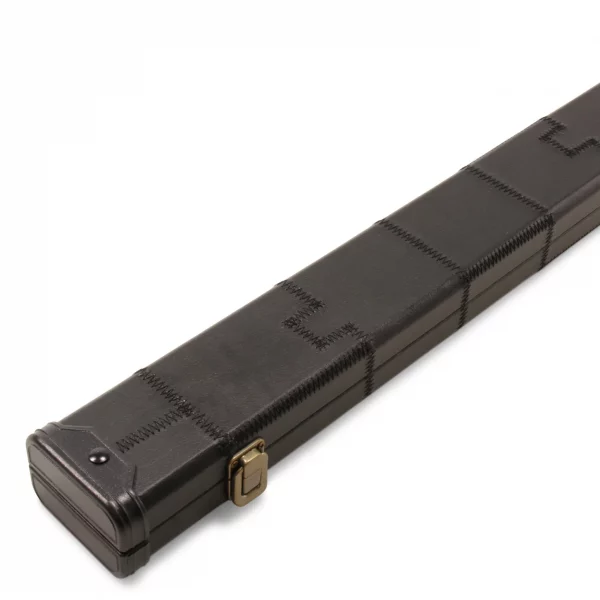 Baize Master Deluxe black patches 3/4 case with plastic reinforced end caps