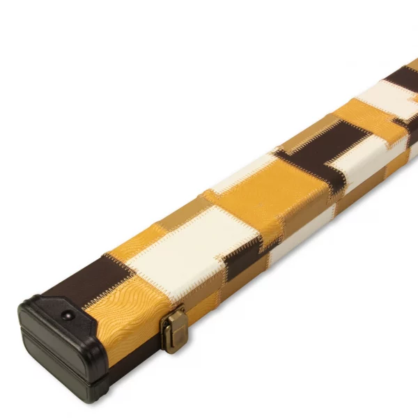 Baize Master Deluxe gold patches 3/4 case with plastic reinforced end caps