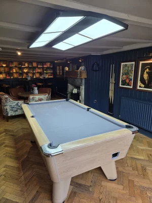 SUPREME WINNER electronic coin operated 7x4 ft pool table. SUPERB CONDITION, collection only