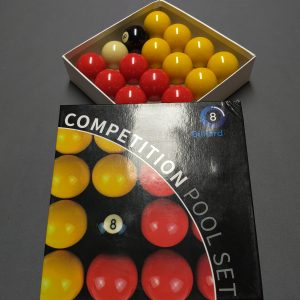 Competition 2" Pool Ball Set With 1 7/8" Cue Ball