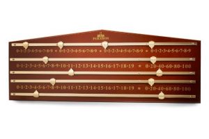 Peradon Mahogany Colour Snooker Score Board