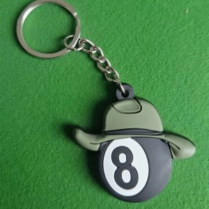 Rubber Keyring - Hat